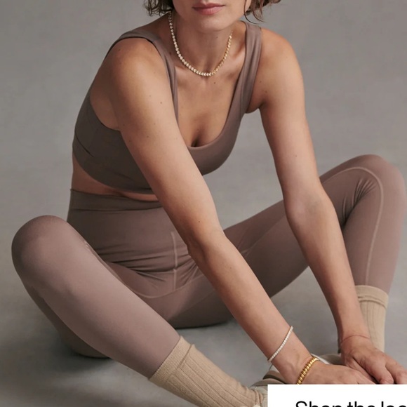 Varley Pants - Varley NWOT FreeSoft High-Rise Legging 25” in Deep Taupe Size Large